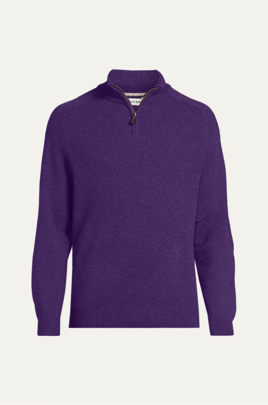 Pull à Col Montant Zippé