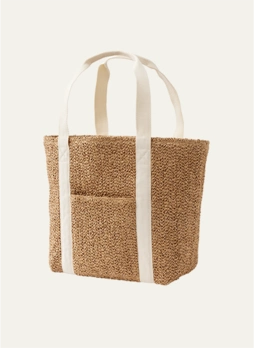 Tote bag en paille de papier