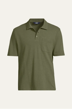 Polo Piqué en Lin et Coton