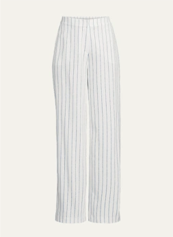 Pantalon en lin et viscose