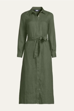 Leinenmix -Kleid