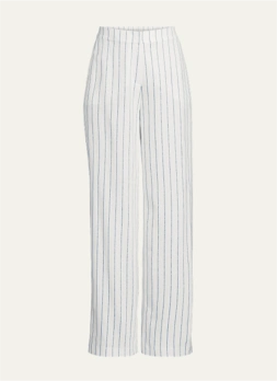 Pantalon en lin et viscose