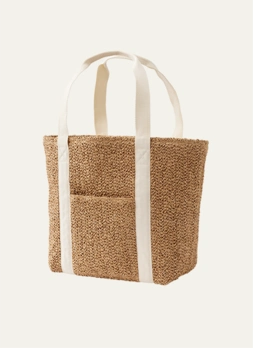 Tote bag en paille de papier